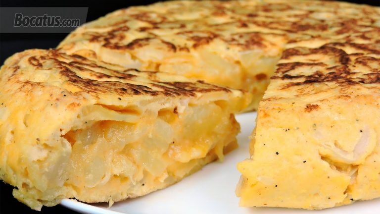 Cómo hacer una tortilla de patatas de escándalo en solo un minuto