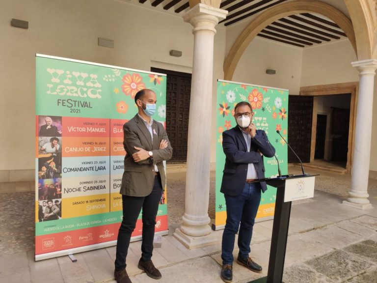 Ella Baila Sola, Víctor Manuel, Ladilla Rusa o La Pegatina protagonizan el Festival ‘Viva Lorca 2021’