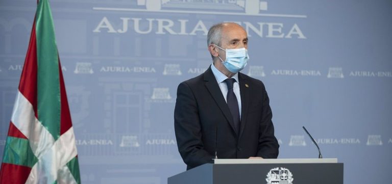Vicelehendakari afirma que Euskadi no tiene previsto «en absoluto» estado de alarma
