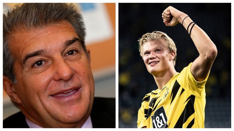 El plan ‘secreto’ de Laporta para ‘robarle’ a Florentino Pérez el fichaje de Haaland