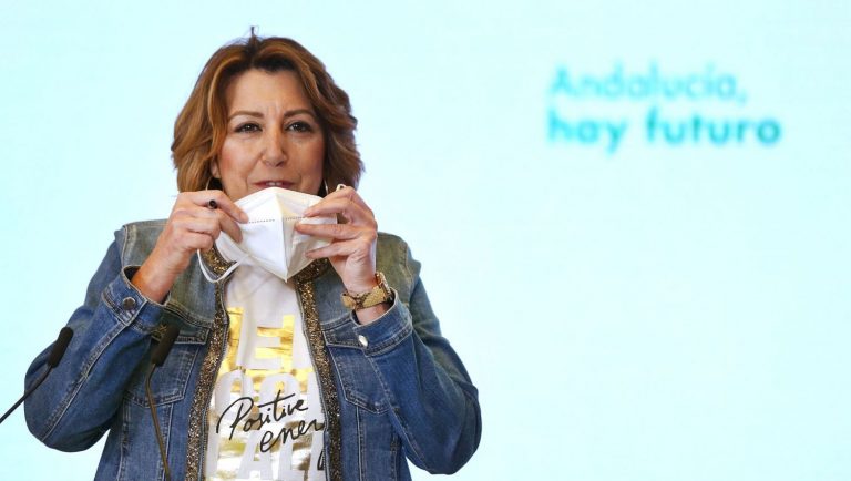 Susana Díaz critica la nueva «foto de la vergüenza» que habrá en Plaza de Colón para «blanquear a la extrema derecha»