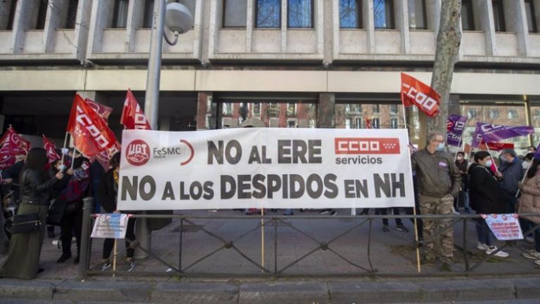 Los trabajadores afectados por despidos cayeron un 1,1% hasta marzo
