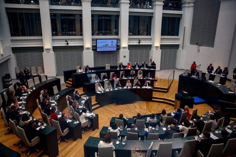 Vox consigue en Cibeles el apoyo de PP y Cs contra los peajes
