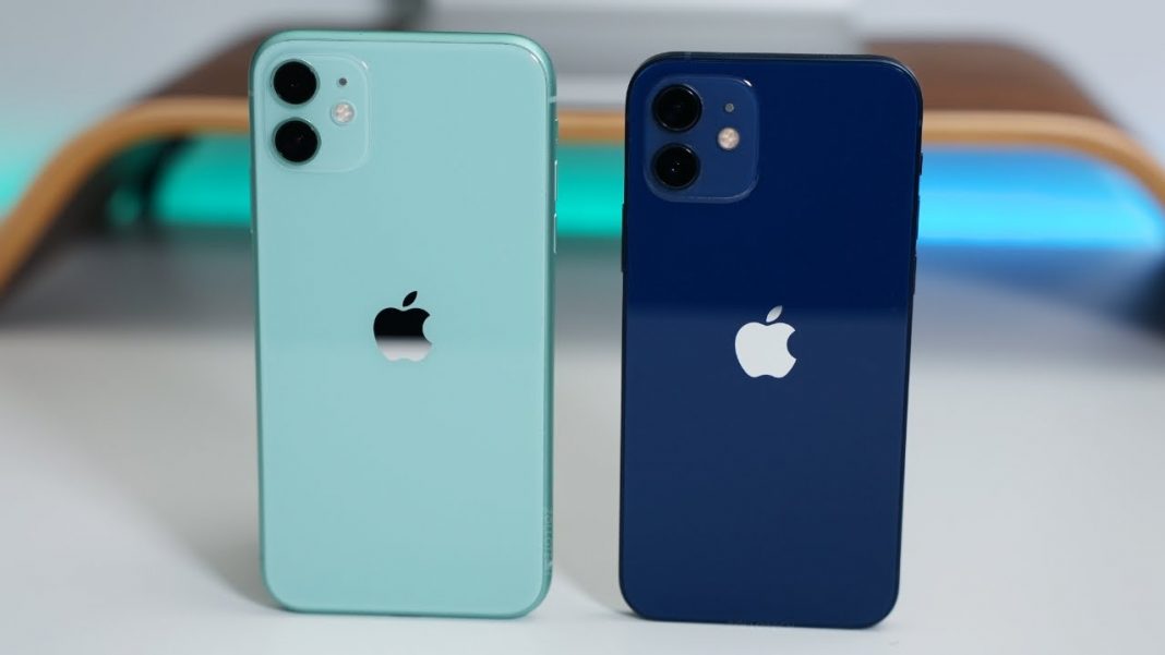 diseño iphone 12 y 11