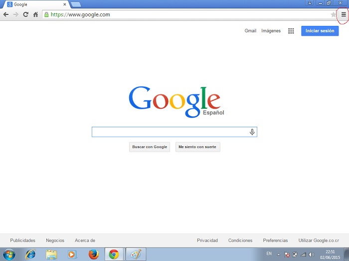Eliminar Tema Chrome