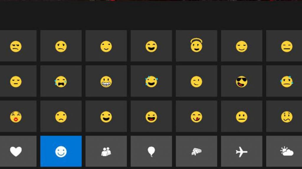 Emojis Windows 10