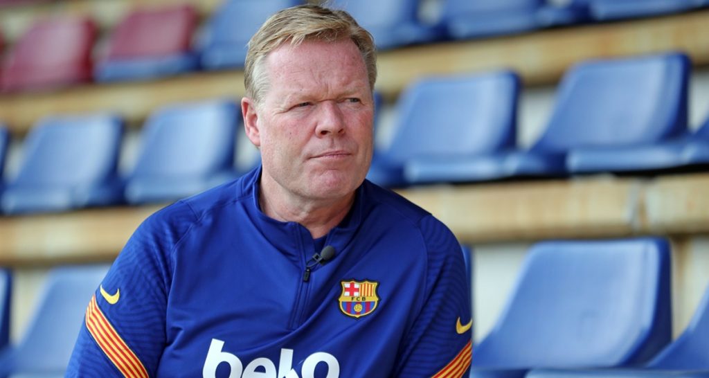 Ronald Koeman, Barça, Sujetan Cabeza