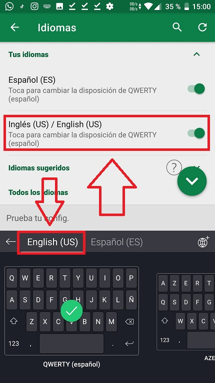 Paso A Paso Para Hacer El Cambio De Idioma En Teclado Aplicable En Whatsapp