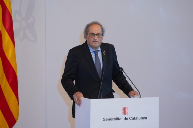 Torra pide «sacar a Cataluña de la prisión de España» tras la salida de los presos