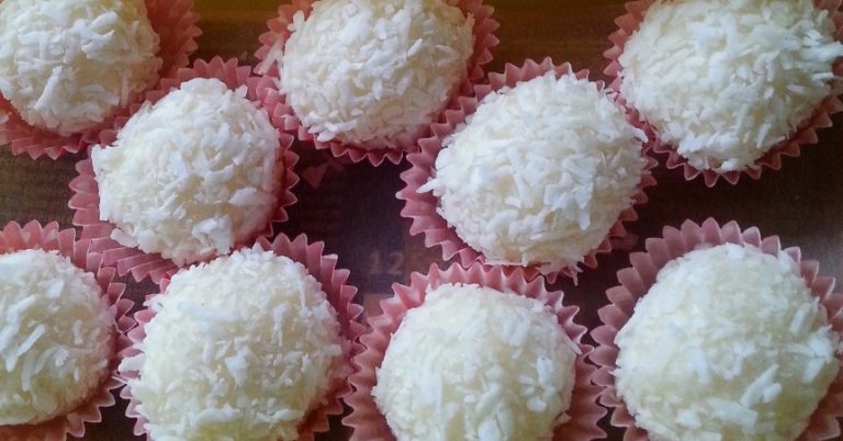 Bolas de coco: así de pequeñas debes hacerlas para que salgan deliciosas