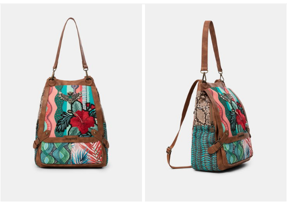 Modelo Que Cierra La Lista De Bolsos De Desigual.