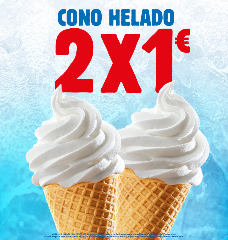Conos De Burger King Y Mcdonald'S Helados