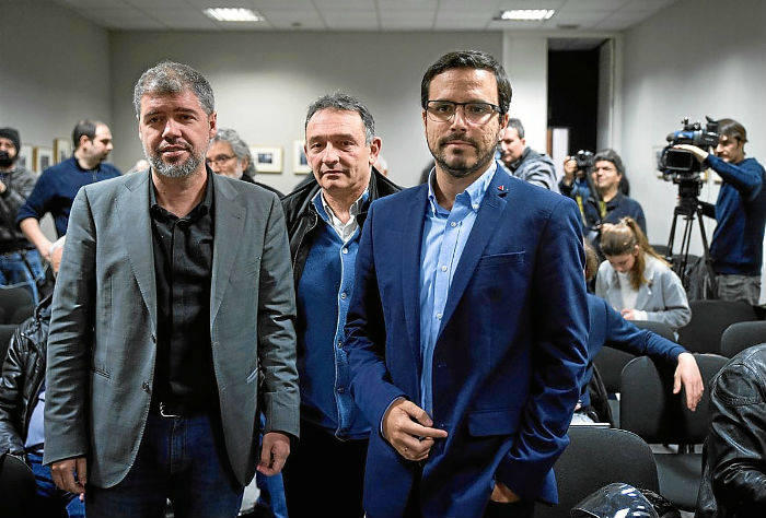 Garzón y Sordo coinciden en la necesidad de reimpulsar la agenda social
