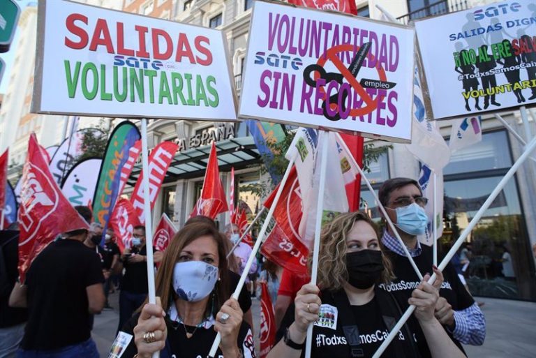 Los sindicatos de Caixabank convocan una nueva jornada de huelga el próximo martes