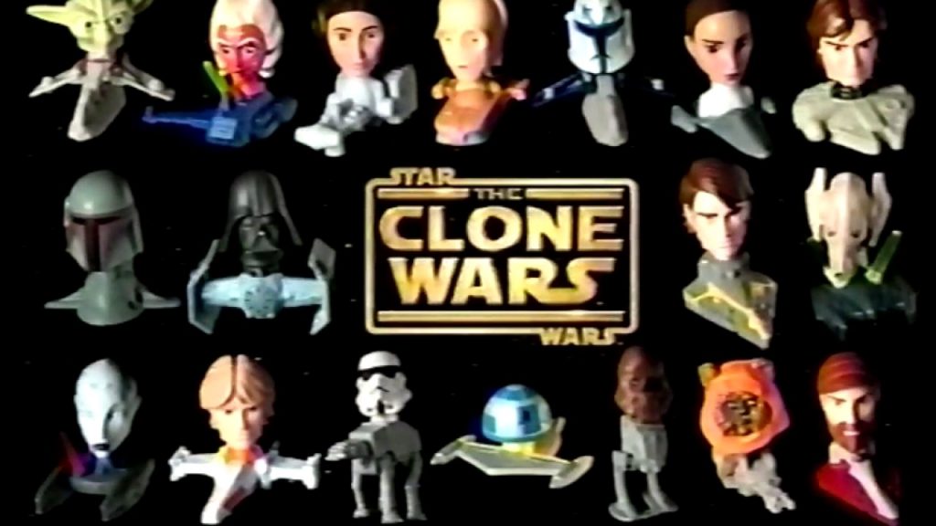 Star Wars Clone Wars Happy Meal Del Año 2008