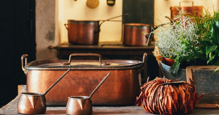 Olla De Bronce Para Cocinar Pulpo A La Gallega