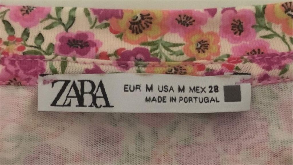 Identificas La Sección De La Ropa