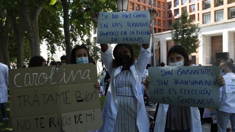 Sanidad se compromete a una elección de plazas en sesiones de 400 aspirantes por día