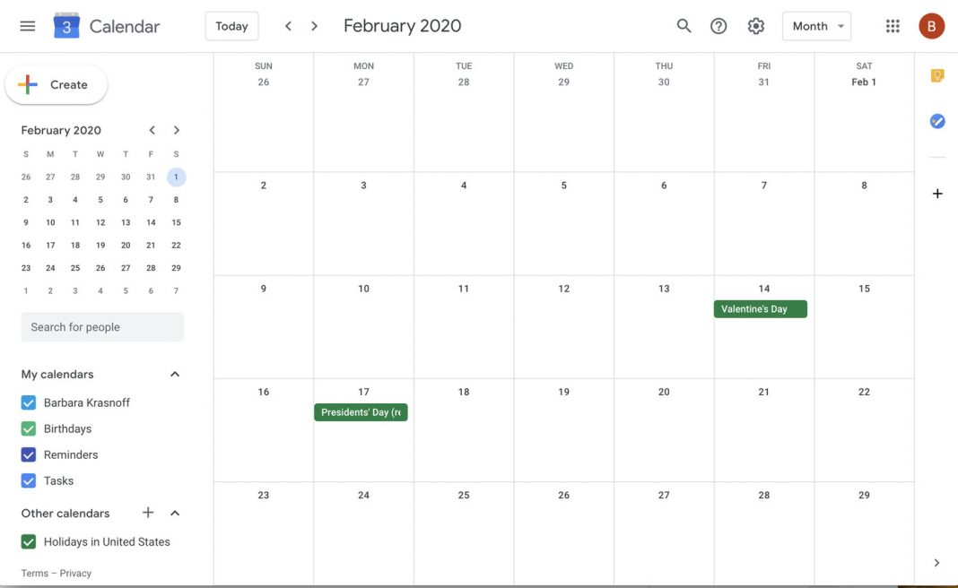 calendario