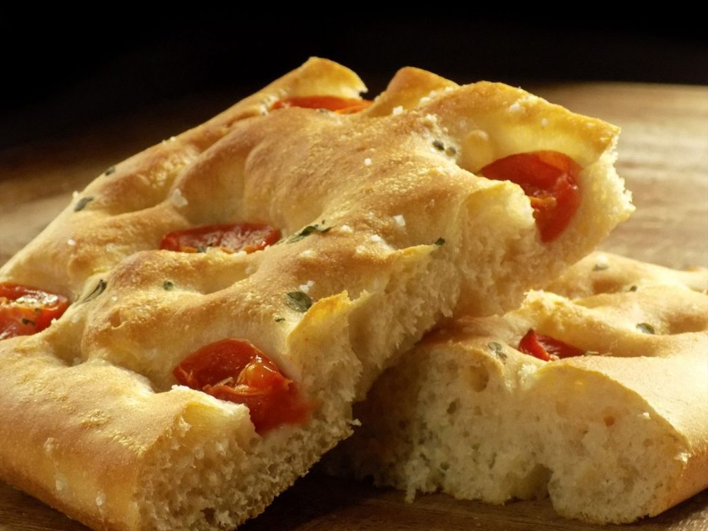 Focaccia Versus Pizza