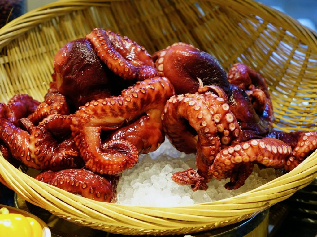 Espaguetis Negros Con Pulpo