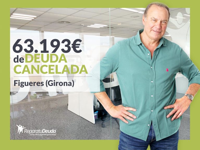 Repara tu Deuda cancela 63.193€ en Figueres (Girona) con la Ley de la Segunda Oportunidad