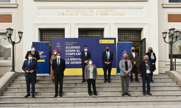 Gobierno y agentes sociales firman este jueves en Moncloa el acuerdo de reforma de pensiones