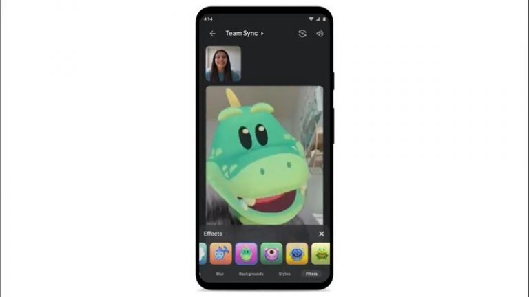 Google Meet para móviles añade los filtros durante las videollamadas