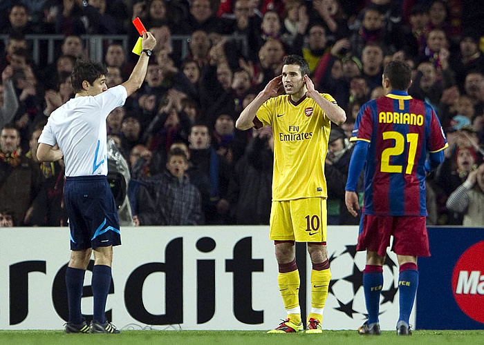 Barcelona Arsenal Van Persie