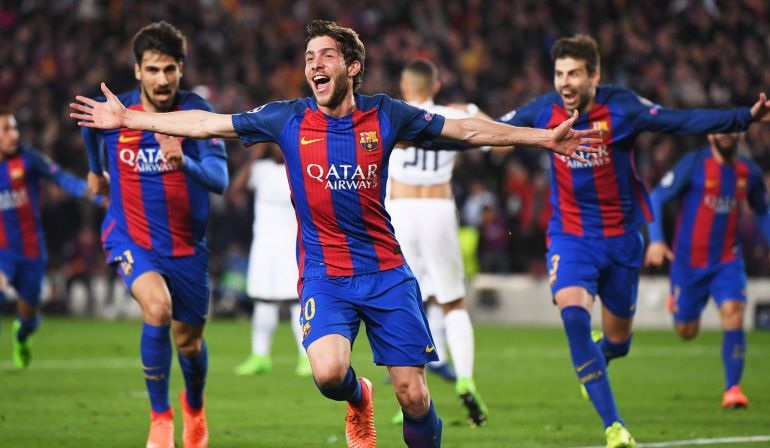 Barcelona Psg Sergi Roberto