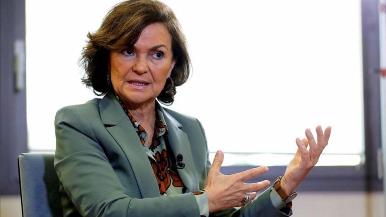 Calvo: El Gobierno llevará a la mesa de diálogo con Cataluña las «40» medidas que Sánchez planteó a Torra