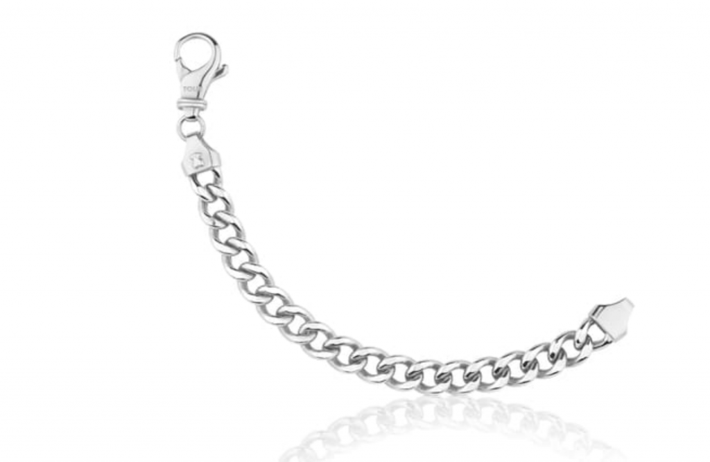 Pulsera de cadena barbada.