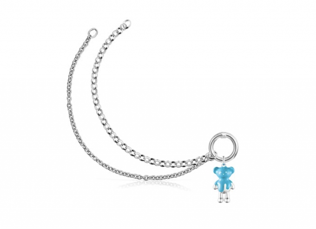 Conjunto de pulseras de plata de Tous.