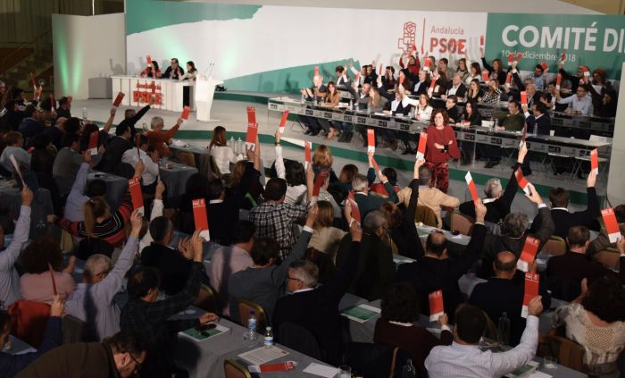 El PSOE-A acuerda por unanimidad celebrar su XIV Congreso Regional los días 6 y 7 de noviembre