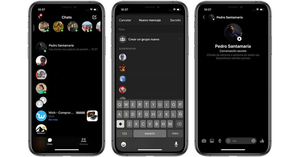 Funciones De Facebook Messenger Que Han Pasado Desapercibidas 5 Función Conversaciones Secretas