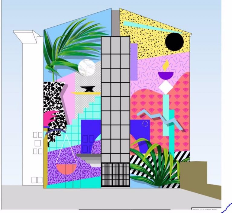 Valencia alberga el primer mural del proyecto ‘Make Europe Bloom: the time is now!’