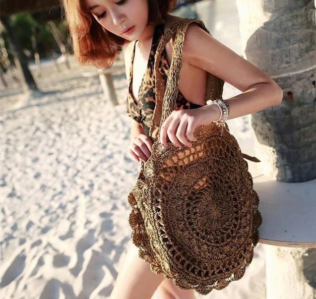 bolso paja verano