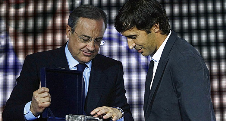 Florentino Pérez Real Madrid Raúl jetas