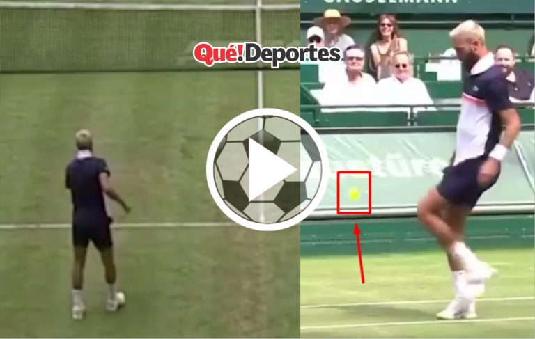 Fútbol-Tenis en un Grand Slam ¡Increíble!