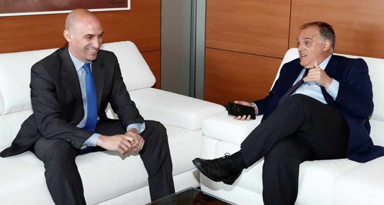 Los motivos de Tebas para sentenciar el nuevo formato de la RFEF de Rubiales