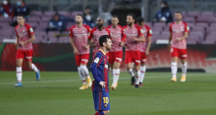 Leo Messi sin equipo Barça