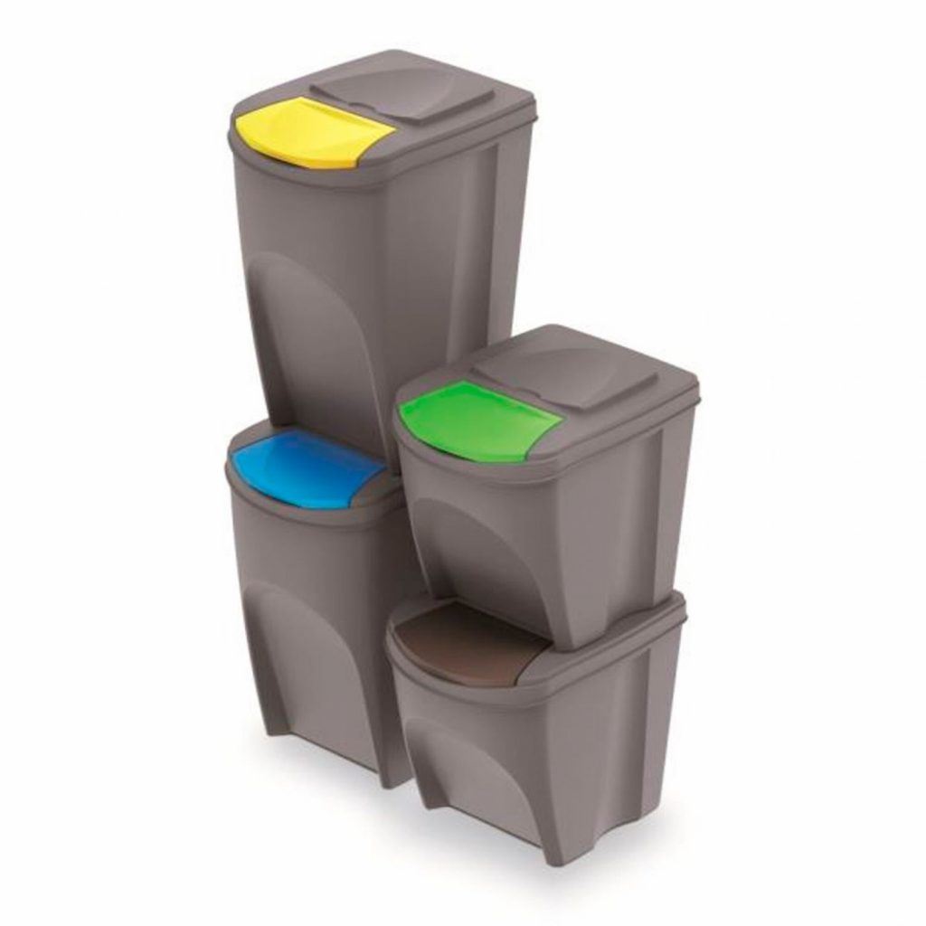Paquete 4 Cubos De Basura 120 Litros