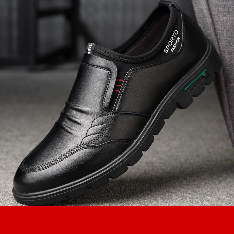 Zapatos Cuero Informales Hombre