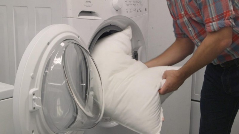 Lavado De Cojines De Plumas De Forma Perfecta 