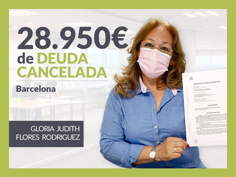 Repara tu Deuda Abogados cancela 28.950 € en Barcelona (Catalunya) con la Ley de Segunda Oportunidad