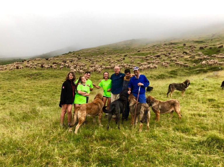 Diez jóvenes supervivientes del cáncer inician la "Aventura trashumante entre lobos y mastines"
