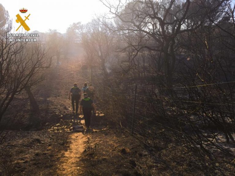 Rescatadas 12 personas durante el incendio del Puerto del Calatraveño de Alcaracejos