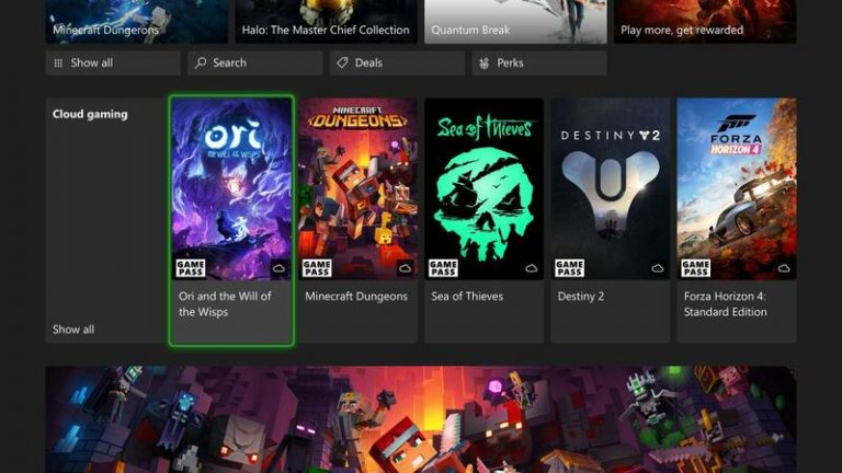 El juego en la nube llegará a Xbox Series X y S y Xbox One estas navidades