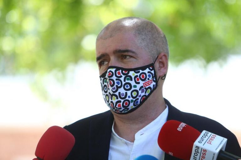 Sordo espera «resolver cuanto antes» la subida del SMI y que sea efectiva desde septiembre