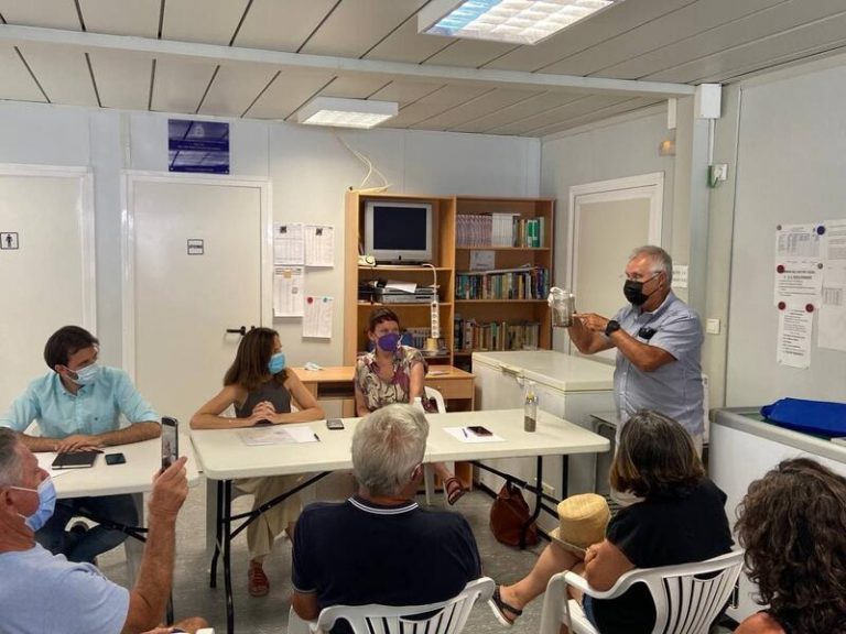 Belarra y Podemos Murcia se comprometen a presionar al Ministerio para que «tome el mando en el Mar Menor»